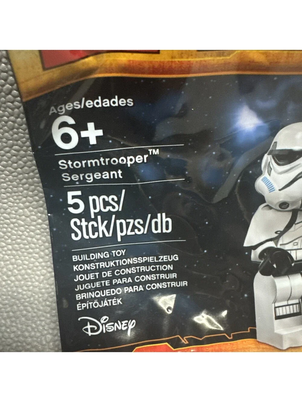 LEGO Star Wars Stormtrooper Sergeant Polybag 5002938 Retired Sealed